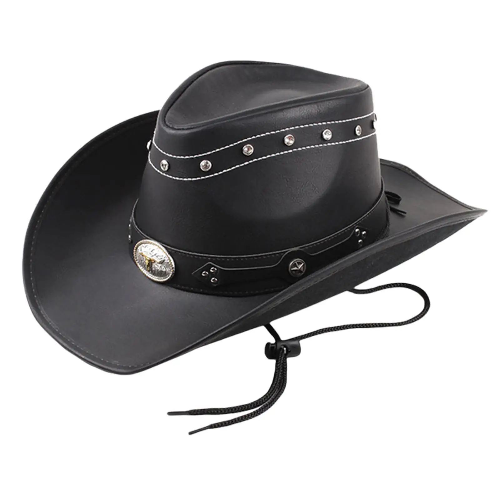 Cowboy Hat PU Leather Roll up Brim for Adult Unisex Vacation Party Favors Hiking
Cowboy Hat PU Leather Roll up Brim for Adult Unisex Vacation Party Favors Hiking