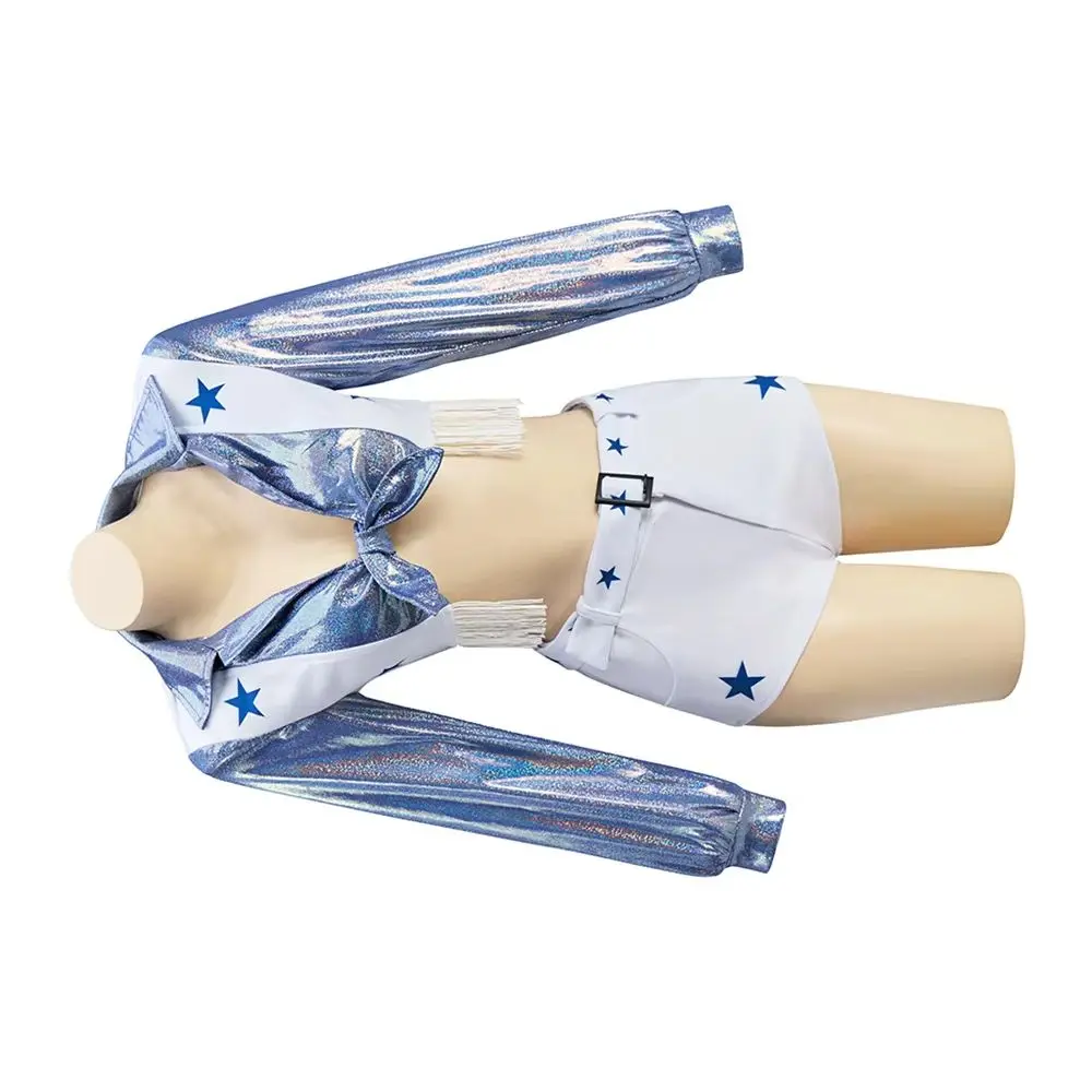Cowboy Cheerleader Cosplay Costume High Sexy School Cheerleading Top And Pants Set Sports Meeting Uniform
Cowboy Cheerleader Cosplay Costume High Sexy School Cheerleading Top And Pants Set Sports Meeting Uniform
