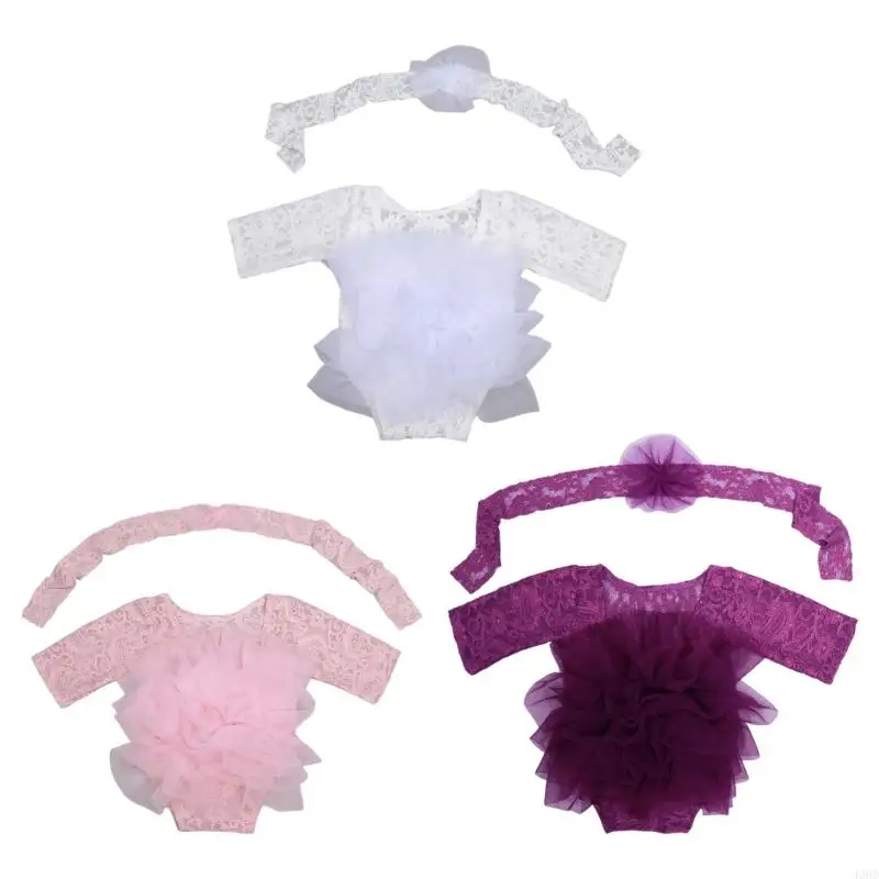 J2HD Delicate Lace Baby Photography Outfit 2 Piece Skirt And Headband Set Soft Mesh Material For Infant Studio
J2HD Delicate Lace Baby Photography Outfit 2 Piece Skirt And Headband Set Soft Mesh Material For Infant Studio