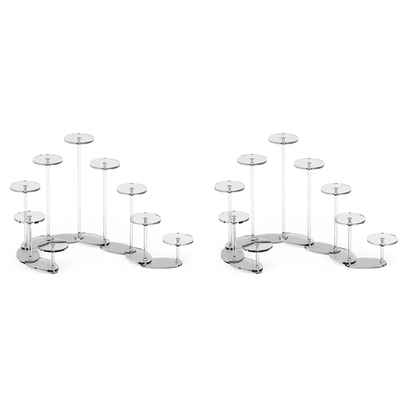 AG-2X 9 Tier Transformable Acrylic Display Stand Mini Figures Collectibles Organizer Holder Cupcakes Makeup Jewelry Display
AG-2X 9 Tier Transformable Acrylic Display Stand Mini Figures Collectibles Organizer Holder Cupcakes Makeup Jewelry Display
