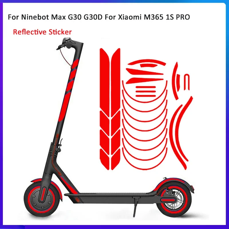 1 Set Electric Scooter Reflective Sticker For Xiaomi M365 PRO For Ninebot Max G30 G30D Decoration Warning Strip Fluorescent Body
1 Set Electric Scooter Reflective Sticker For Xiaomi M365 PRO For Ninebot Max G30 G30D Decoration Warning Strip Fluorescent Body
