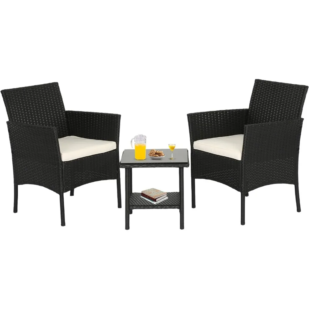 Wicker Outdoor Furniture Patio Furniture Set of 3 Rattan Patio Chairs Outdoor Chairs Patio Conversation Set with Coffee Table f
Wicker Outdoor Furniture Patio Furniture Set of 3 Rattan Patio Chairs Outdoor Chairs Patio Conversation Set with Coffee Table f