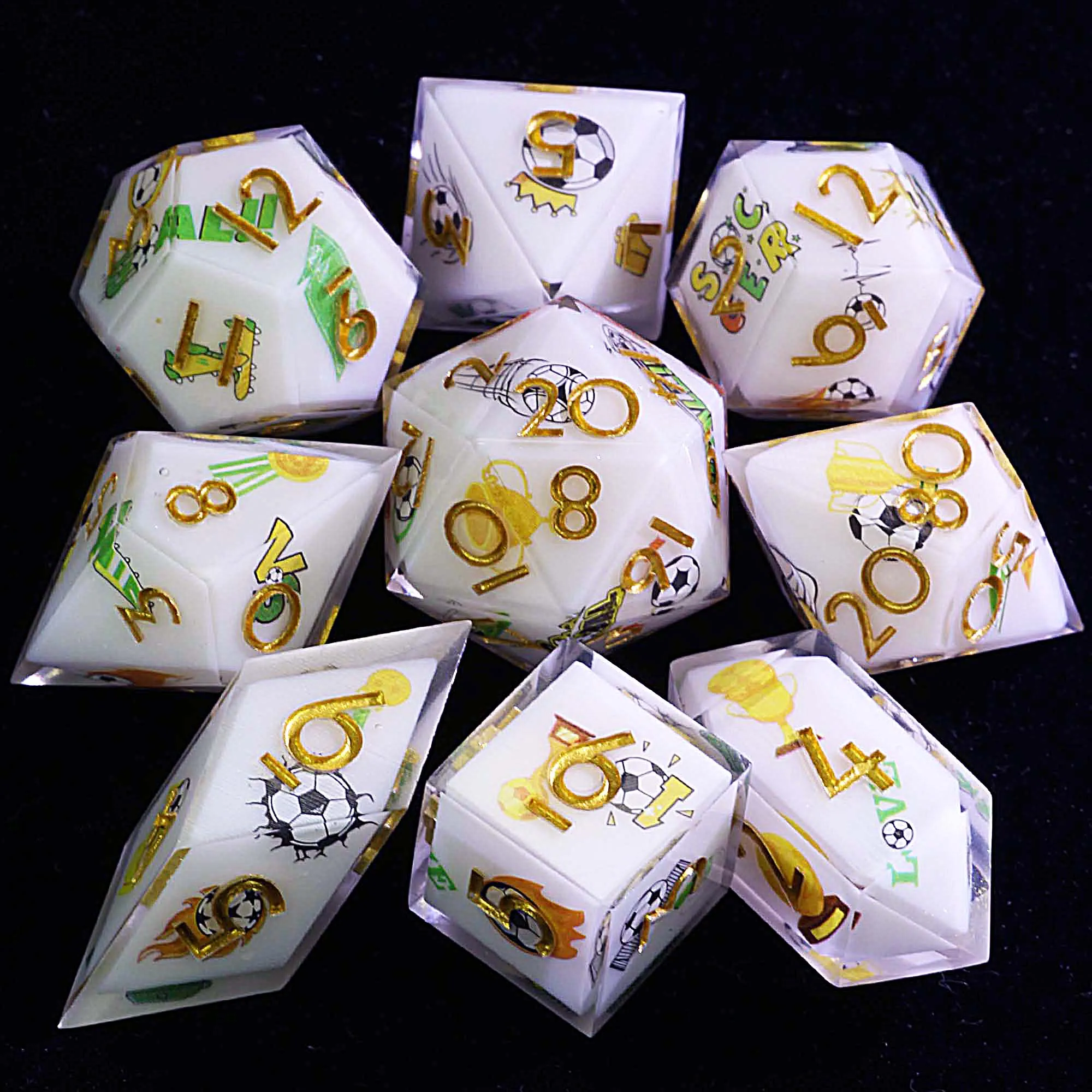 9 Football Sets of DD Dice Soccer Supporter Chant
9 Football Sets of DD Dice Soccer Supporter Chant