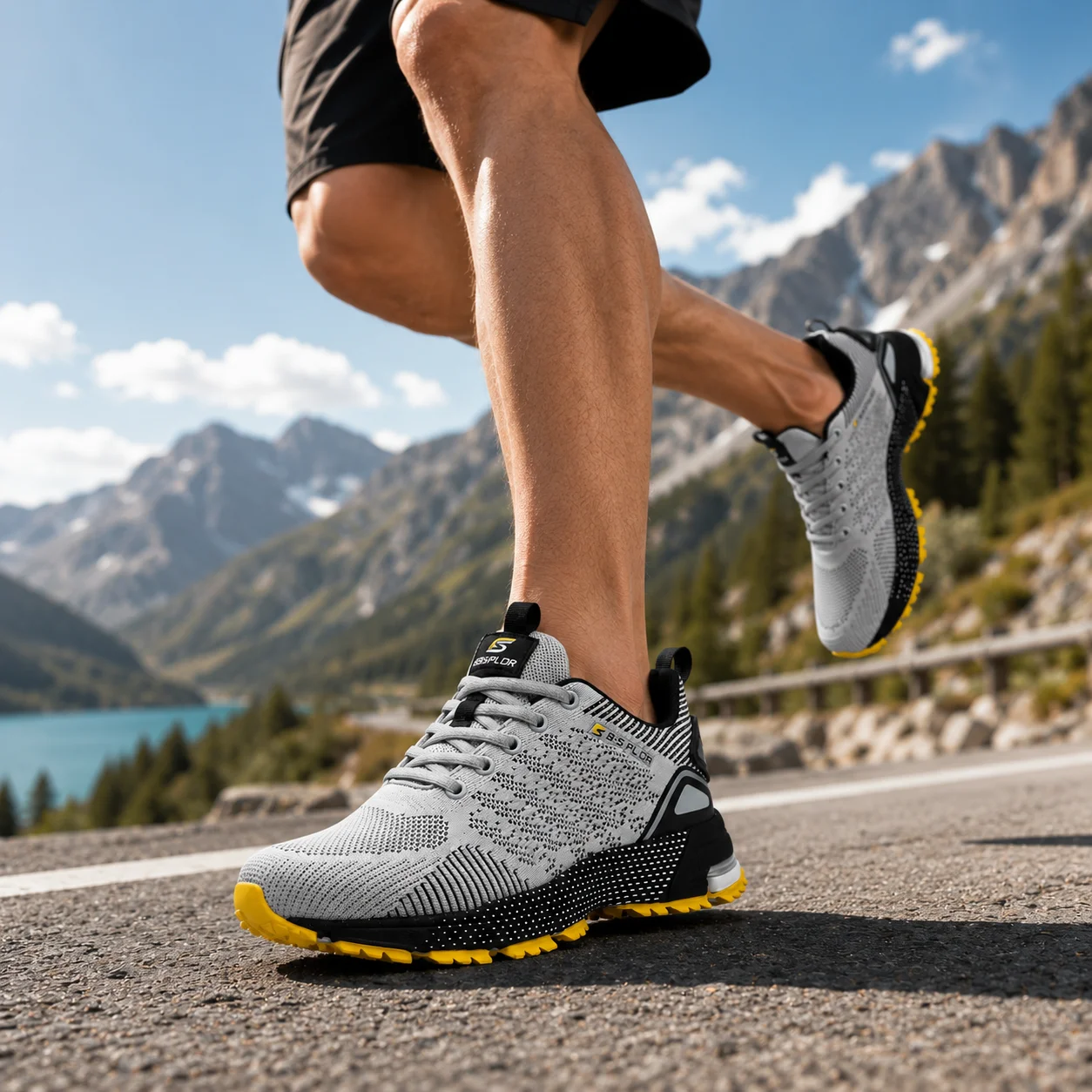 Baasploa Men Fitness Trainers Lightweight Mesh Running Footwear Cushion Support Outdoor Walking Athletic Sneakers
Baasploa Men Fitness Trainers Lightweight Mesh Running Footwear Cushion Support Outdoor Walking Athletic Sneakers