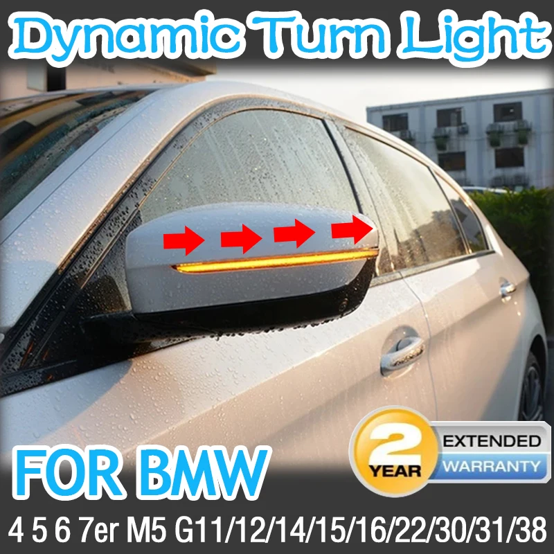Dynamic Turn Signal Light For BMW 4 5 6 7 8 Series G30 G31 G32 G11 G12 M5 F90 Rearview Mirror Sequential Indicator Blinker
Dynamic Turn Signal Light For BMW 4 5 6 7 8 Series G30 G31 G32 G11 G12 M5 F90 Rearview Mirror Sequential Indicator Blinker