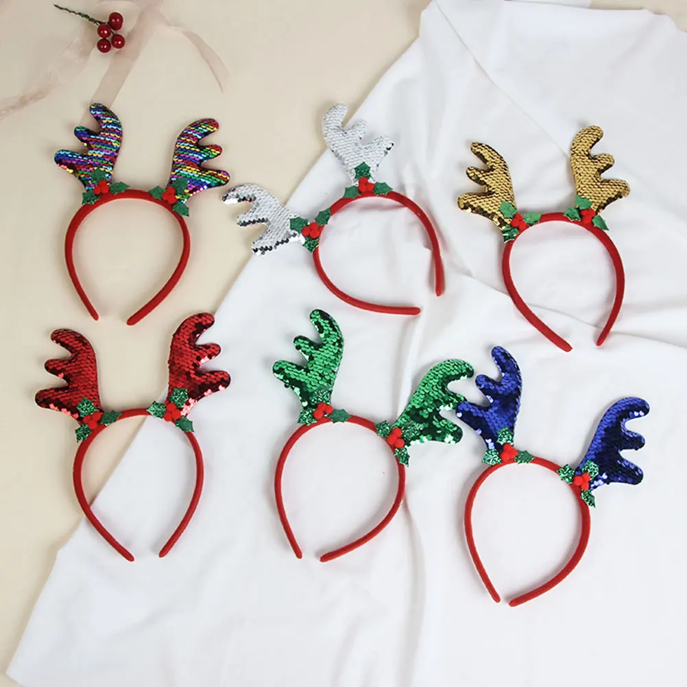 6pcs Antler Headdresses Xmas Headwear Sequin Buckle Child Cloth Hair Hoops Christmas Headb s Festival Party Accessories
6pcs Antler Headdresses Xmas Headwear Sequin Buckle Child Cloth Hair Hoops Christmas Headb s Festival Party Accessories