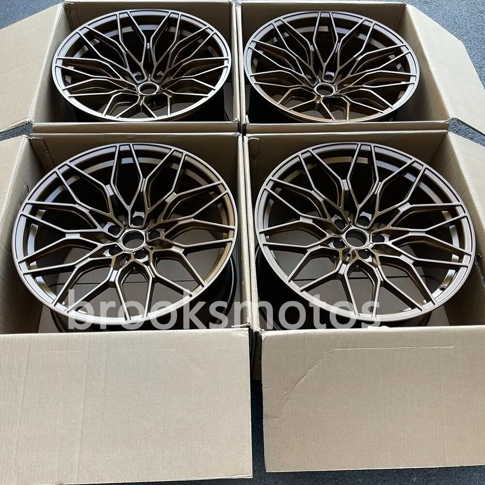 20" FORGED BRONZE WHEELS RIM FITS 2020+ BMW M3 G80 M4 G82 20X10.5 20X11
20" FORGED BRONZE WHEELS RIM FITS 2020+ BMW M3 G80 M4 G82 20X10.5 20X11
