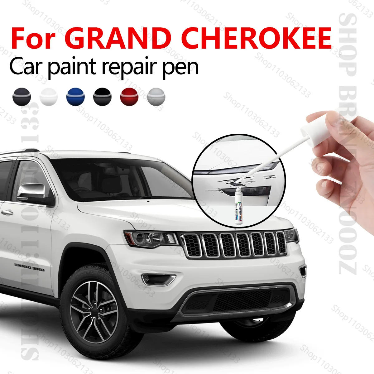 Car Paint Repair Pen For 1992-2025 JEEP GRAND CHEROKEE Paint Scratch Repair Accessories Grey PAS Silver PSC White PW7 Red
Car Paint Repair Pen For 1992-2025 JEEP GRAND CHEROKEE Paint Scratch Repair Accessories Grey PAS Silver PSC White PW7 Red