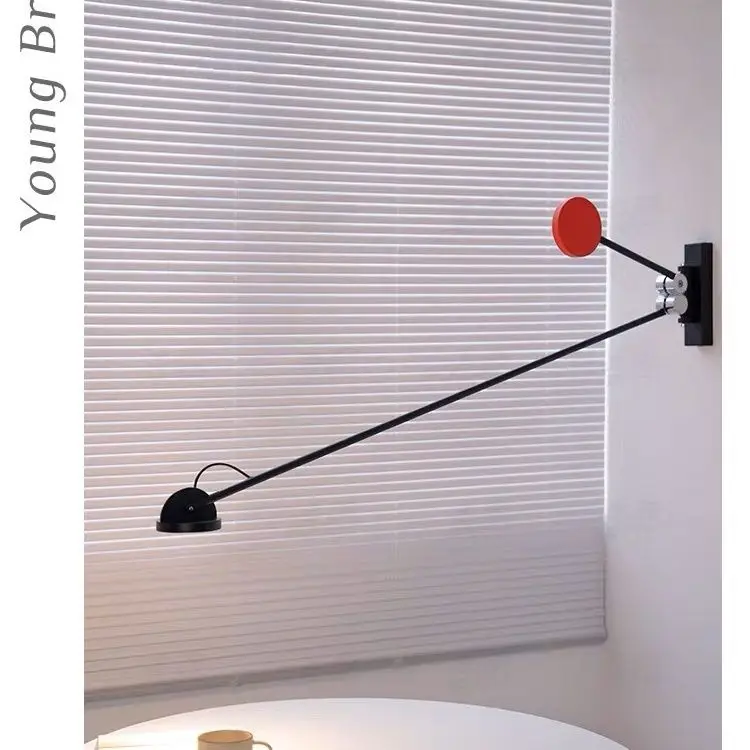 Spanish living room long pole rocker arm wall lamp Nordic designer simple bedroom reading bedside lamp
Spanish living room long pole rocker arm wall lamp Nordic designer simple bedroom reading bedside lamp