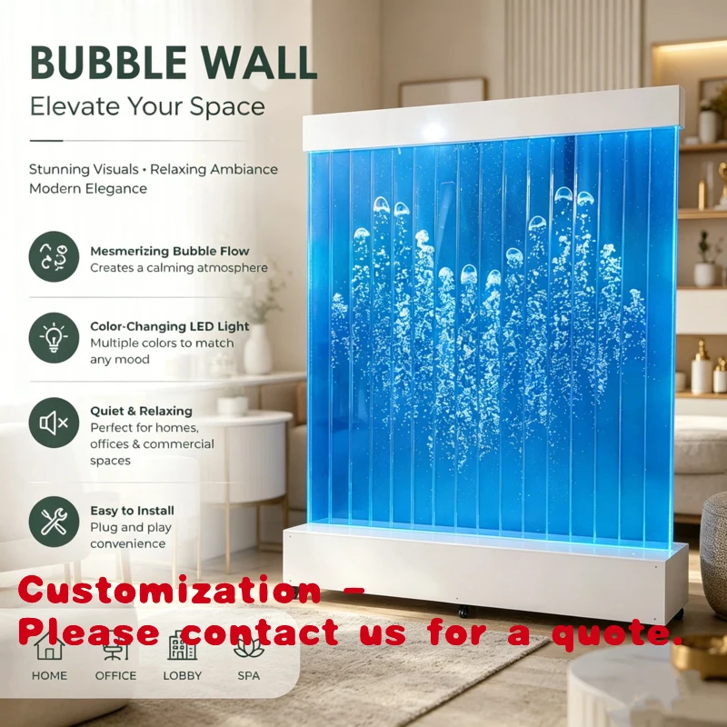 custom.Hot Selling Design Modern Colorful Lights Standing Dancing Bubble Wall Panel Waterfall Home Decor Fountain
custom.Hot Selling Design Modern Colorful Lights Standing Dancing Bubble Wall Panel Waterfall Home Decor Fountain