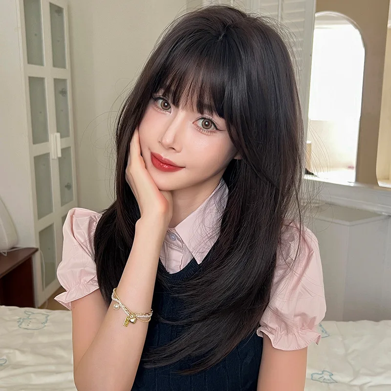 Синтетические парики для женщин: длинные прямые волосы, модные, из термостойкого волокна, на всю голову, удобные, дышащие, с комфортной шапочкой-основой
Синтетические парики для женщин: длинные прямые волосы, модные, из термостойкого волокна, на всю голову, удобные, дышащие, с комфортной шапочкой-основой