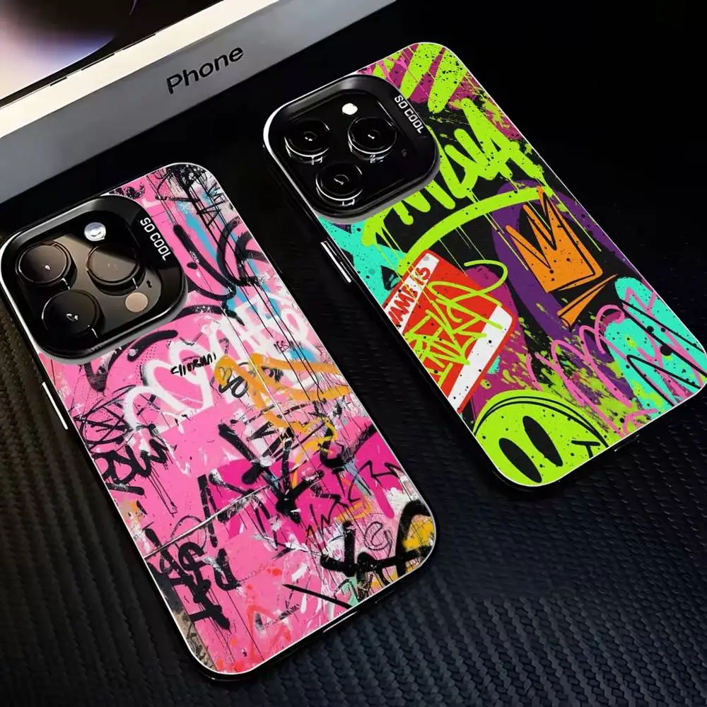 Colorful graffiti Phone Case For iPhone17,16,15,14,13,12,11 Plus,Pro Max Black Matte Shockproof Cover
Colorful graffiti Phone Case For iPhone17,16,15,14,13,12,11 Plus,Pro Max Black Matte Shockproof Cover