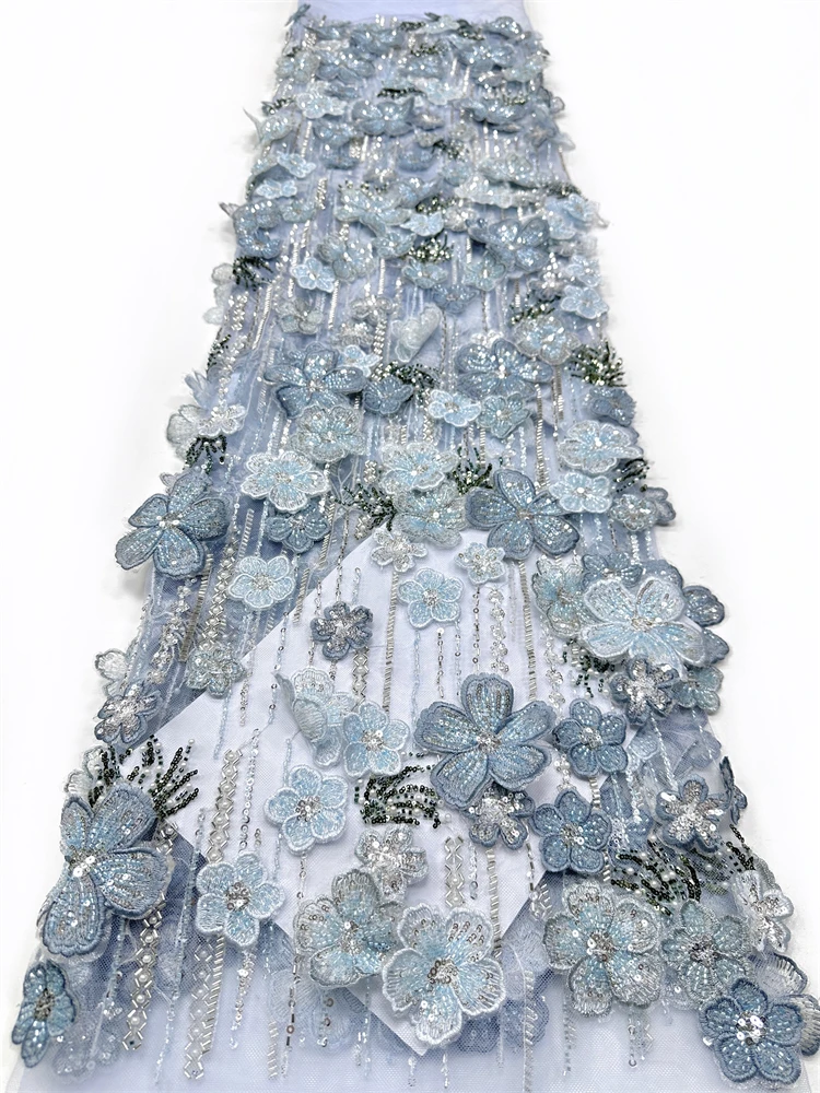 Luxury 3D Appliqué Heavy Bead Lace High Quality Net African Sequin Lace Fabric Embroidery Dresses for Wedding Bridal
Luxury 3D Appliqué Heavy Bead Lace High Quality Net African Sequin Lace Fabric Embroidery Dresses for Wedding Bridal