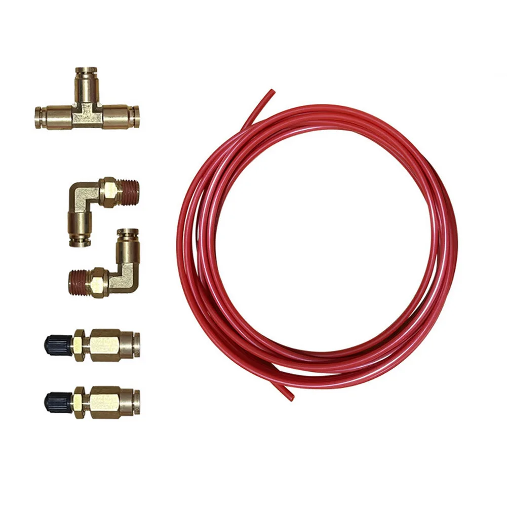 Inflation Valve Kit Air Suspension Hose For Home Repairs Inflation Valve Included Tee Fitting Included Nylon Construction
Inflation Valve Kit Air Suspension Hose For Home Repairs Inflation Valve Included Tee Fitting Included Nylon Construction