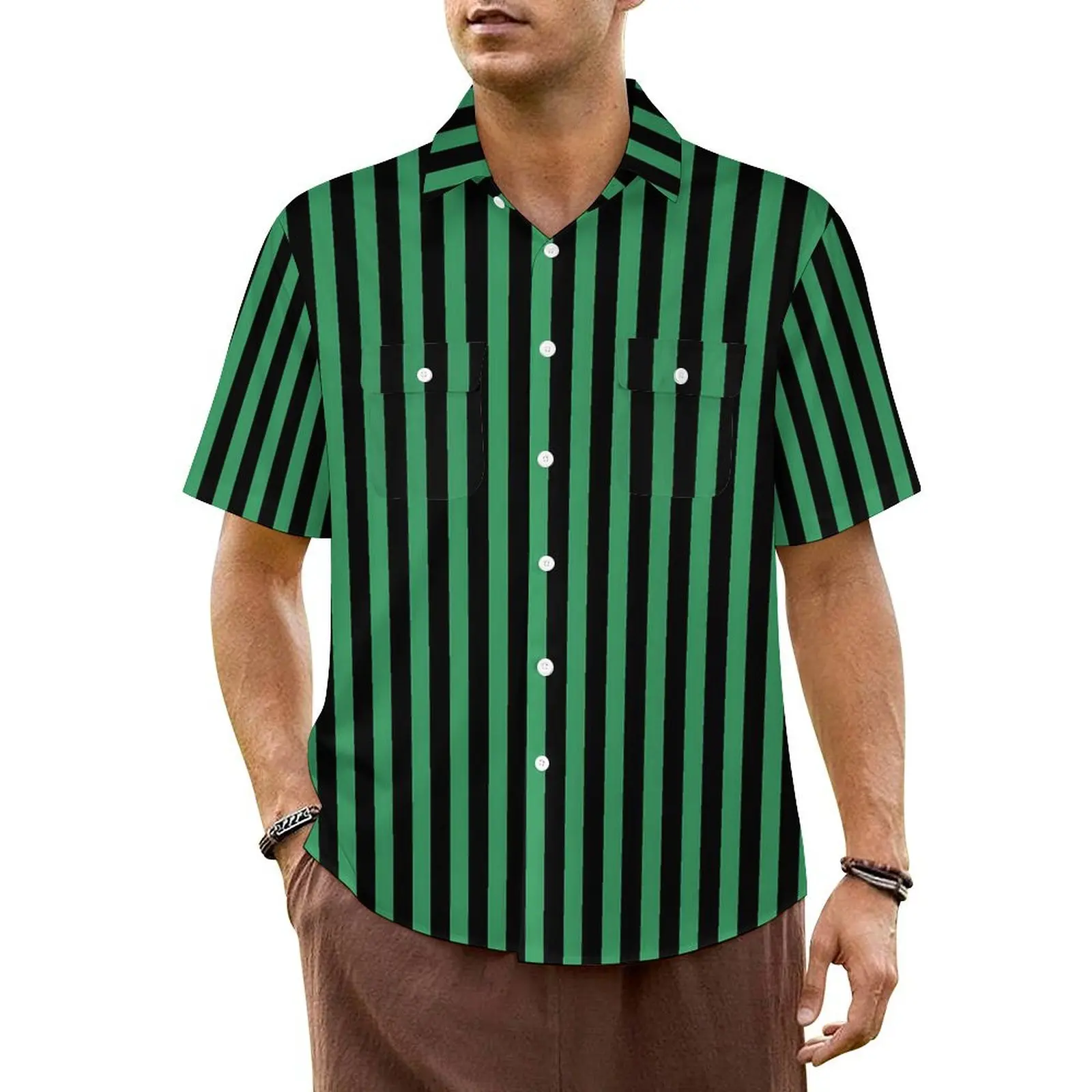 Candy Striped Casual Shirt Green and Black Vintage Hawaiian Shirts Male Short Sleeve Beach Y2K Funny Graphic Oversize Blouses
Candy Striped Casual Shirt Green and Black Vintage Hawaiian Shirts Male Short Sleeve Beach Y2K Funny Graphic Oversize Blouses