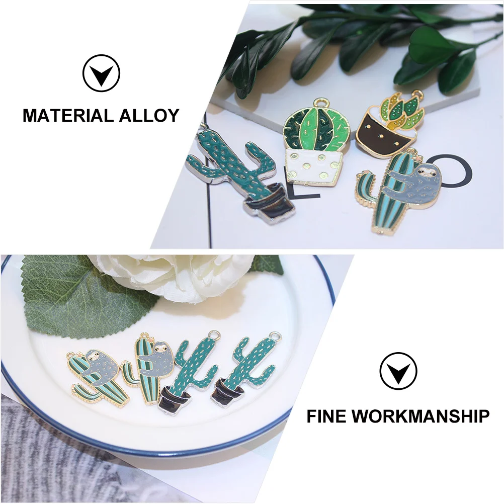 10pcs Cactus Keychain Alloy Pendant Bag Accessory Plant Charms Cartoon Necklace DIY Crafts Gifts Jewelry Making Supplies
10pcs Cactus Keychain Alloy Pendant Bag Accessory Plant Charms Cartoon Necklace DIY Crafts Gifts Jewelry Making Supplies
