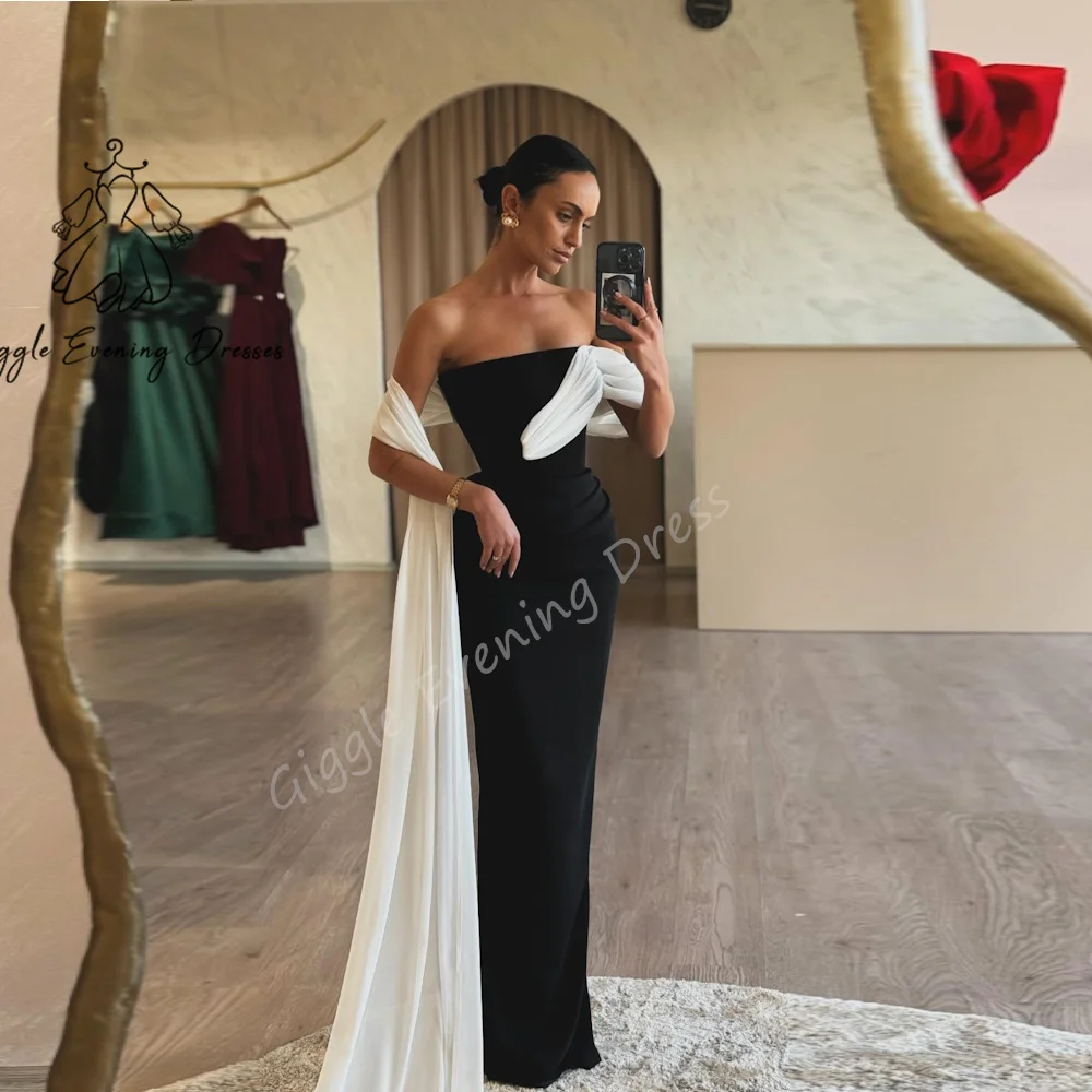 Customized Giggle Evening Dress Crepe Strapless Straight Sexy Backless Ruched elegant Formal Saudi evening dress for women 2024
Customized Giggle Evening Dress Crepe Strapless Straight Sexy Backless Ruched elegant Formal Saudi evening dress for women 2024