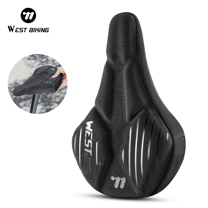 WEST BIKING Bicycle Saddle Cover Anti-Shock Non-slip Cycling Seat High Elastic Breathable Bike Cushion Cover Bike Accessories
WEST BIKING Bicycle Saddle Cover Anti-Shock Non-slip Cycling Seat High Elastic Breathable Bike Cushion Cover Bike Accessories