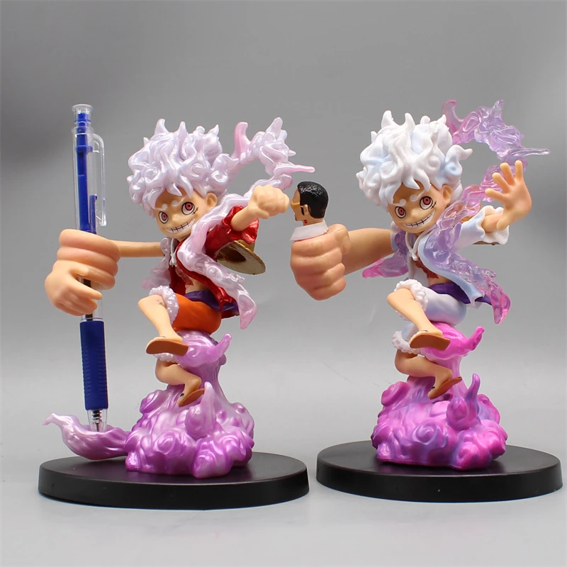 16cm One Piece Egg Head Luffy Sun God Hold A Pen Anime Figure Model Statue Boys Collection Desktop Decoration Ornament Toys Gift
16cm One Piece Egg Head Luffy Sun God Hold A Pen Anime Figure Model Statue Boys Collection Desktop Decoration Ornament Toys Gift