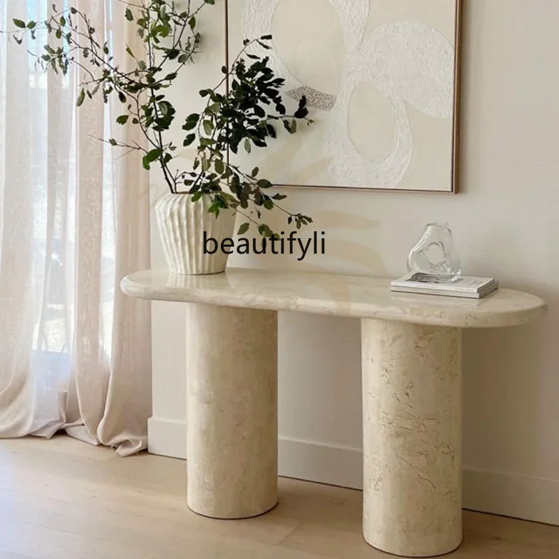Natural Roman travertine entrance platform medieval entrance table retro marble entrance platform6005
Natural Roman travertine entrance platform medieval entrance table retro marble entrance platform6005