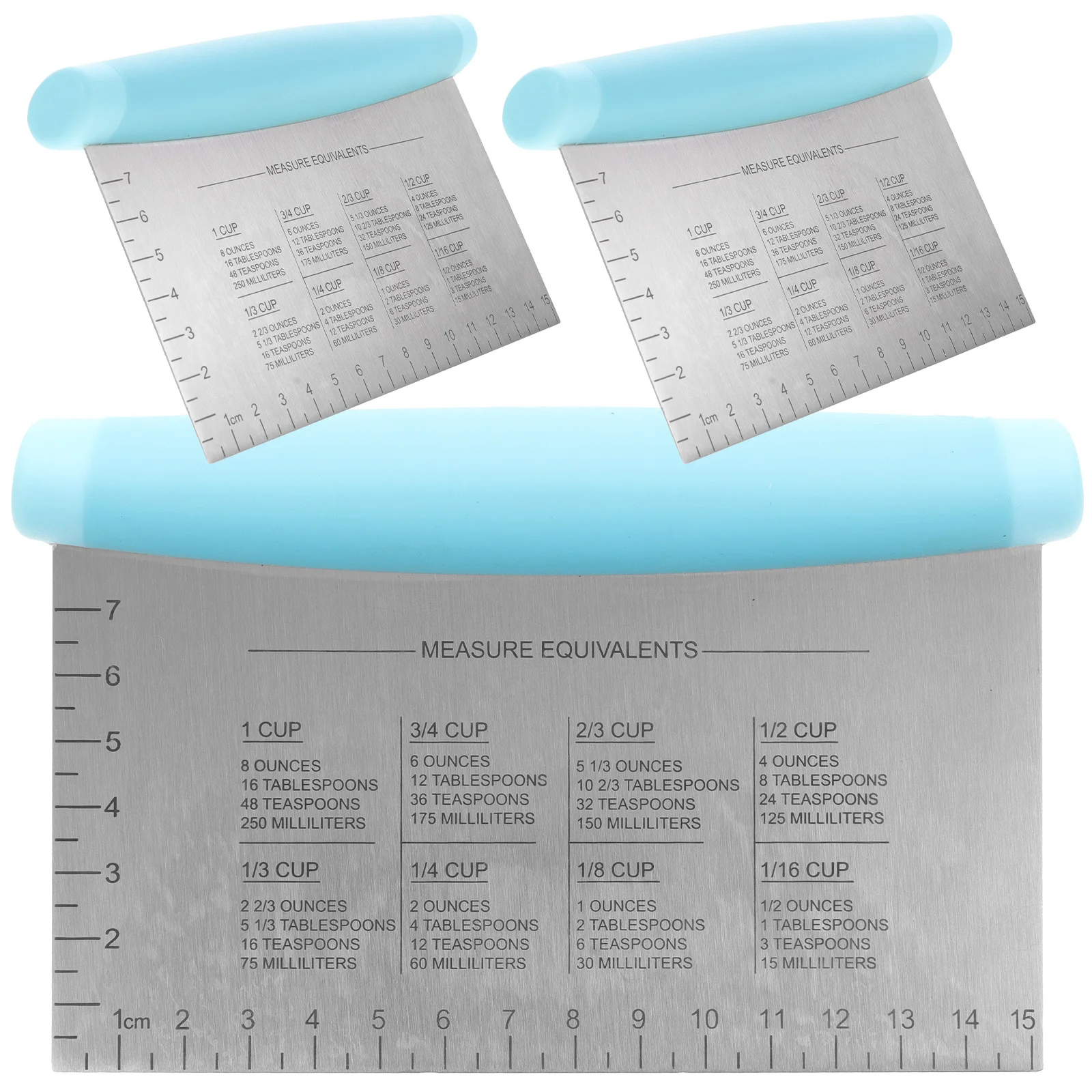 3Pcs Kitchen Dough Scraper Stainless Steel Food Cutter with Scale for Dough Butter Cake Pastry Kitchen Supply
3Pcs Kitchen Dough Scraper Stainless Steel Food Cutter with Scale for Dough Butter Cake Pastry Kitchen Supply