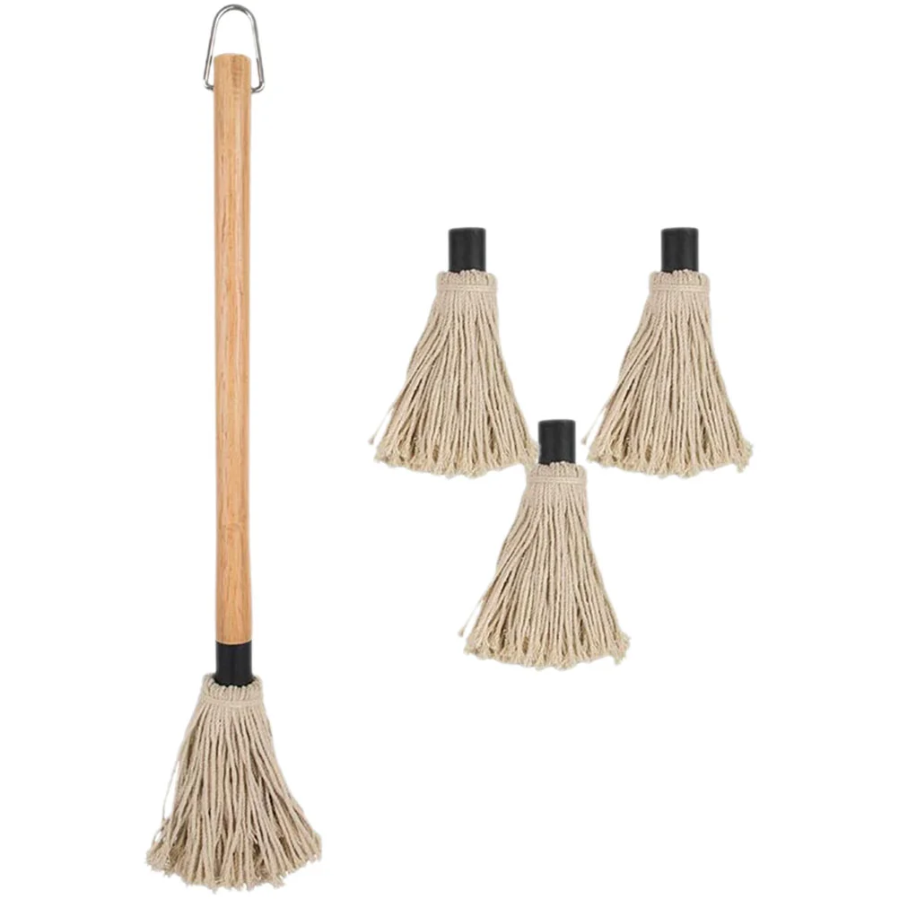 Barbecue Tool Set Accessory Cooking Brush Cotton Basting Mop Grills Large Roasting Mops Wooden Handle Baking Sauce
Barbecue Tool Set Accessory Cooking Brush Cotton Basting Mop Grills Large Roasting Mops Wooden Handle Baking Sauce