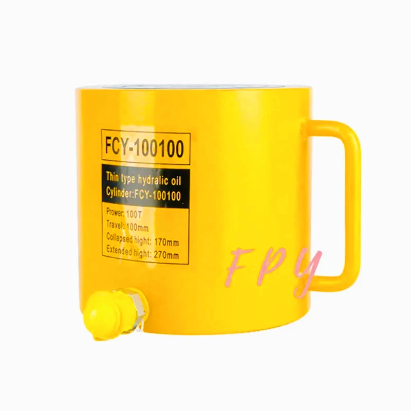 Long Type Hydraulic Cylinder FCY-100100 Hydraulic Jack with Output of 100T, Stroke of 100mm
Long Type Hydraulic Cylinder FCY-100100 Hydraulic Jack with Output of 100T, Stroke of 100mm
