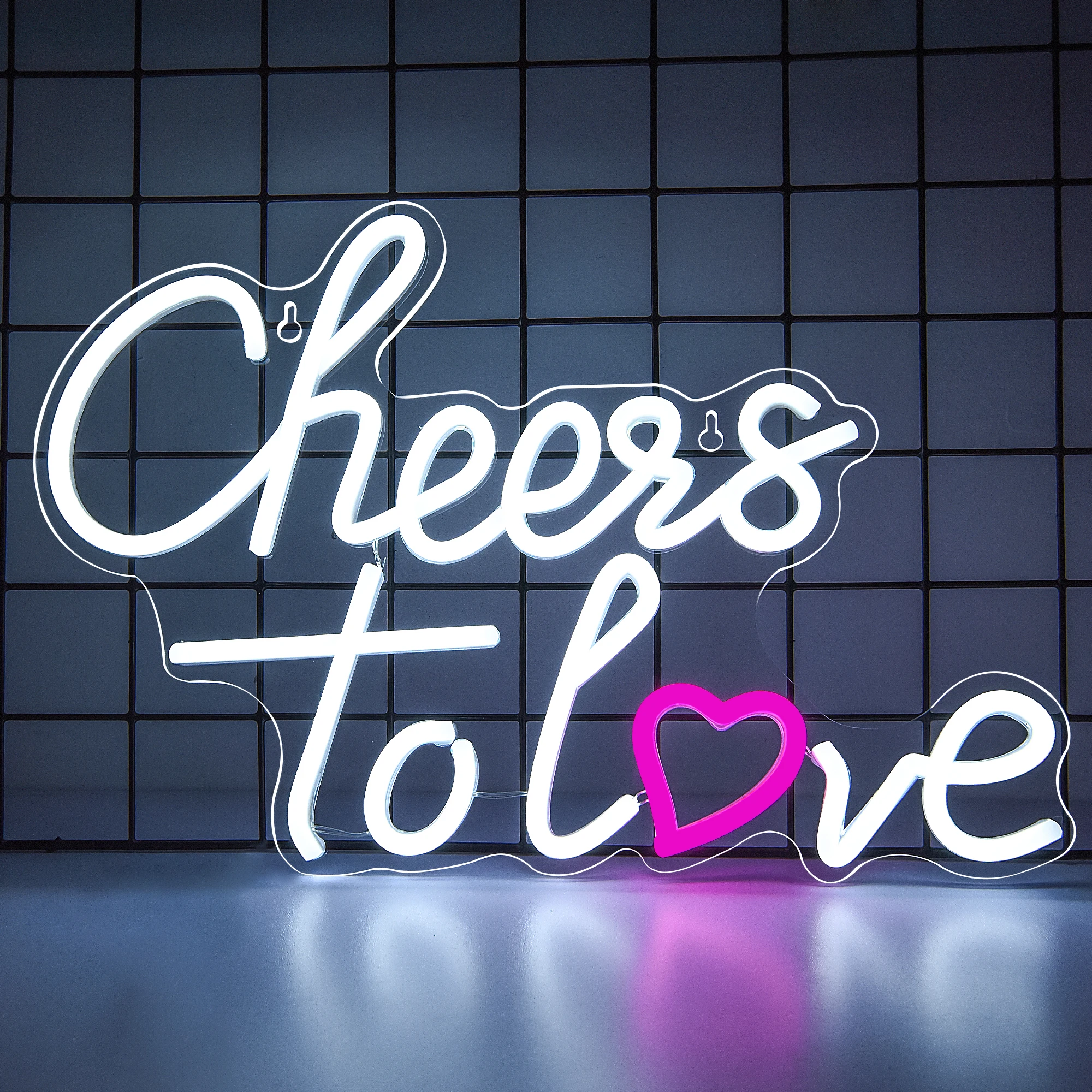 Cheers to Love Neon Sign Wedding Neon Sign Light Up Sign for Wedding USB Powered Led Neon Signs for Bedroom Valentines Day Decor
Cheers to Love Neon Sign Wedding Neon Sign Light Up Sign for Wedding USB Powered Led Neon Signs for Bedroom Valentines Day Decor