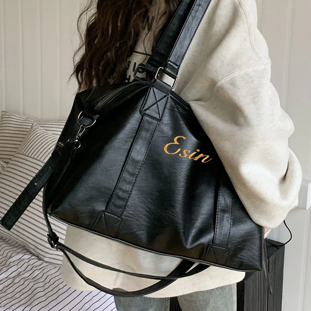Custom Trendy Portable Travel Bag,New Embroidered Korean Casual Tote Bag, Personalized Large Capacity Crossbody Bag, Luggage Bag
Custom Trendy Portable Travel Bag,New Embroidered Korean Casual Tote Bag, Personalized Large Capacity Crossbody Bag, Luggage Bag
