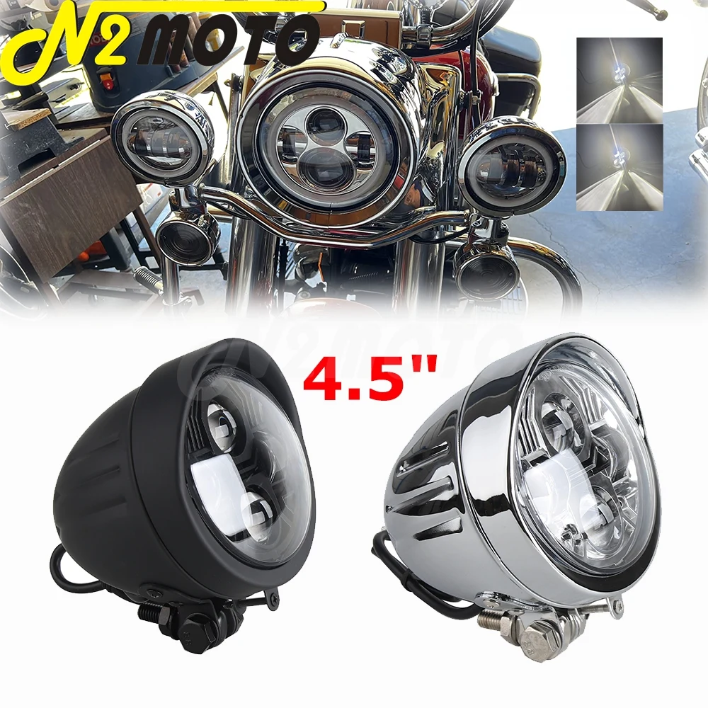 E9 30 Вт/40 Вт мотоциклетные винтажные 4,5-дюймовые светодиодные фары, точечный светильник, универсальное освещение для Harley Old School Cruiser Bobber
E9 30 Вт/40 Вт мотоциклетные винтажные 4,5-дюймовые светодиодные фары, точечный светильник, универсальное освещение для Harley Old School Cruiser Bobber