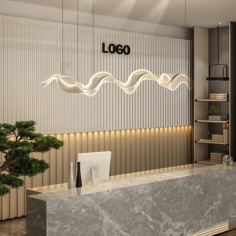 Креативный дизайн, длинная волна, люстра, современный стример, подвесные светильники для гостиной, столовой, кухни, островной стол, офисный подвесной светильник
Креативный дизайн, длинная волна, люстра, современный стример, подвесные светильники для гостиной, столовой, кухни, островной стол, офисный подвесной светильник