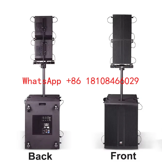 Акустическая система Line Array, портативные колонки, 18-дюймовый сабвуфер, колонка для вечеринок, профессиональная звуковая система, аудиооборудование
Акустическая система Line Array, портативные колонки, 18-дюймовый сабвуфер, колонка для вечеринок, профессиональная звуковая система, аудиооборудование