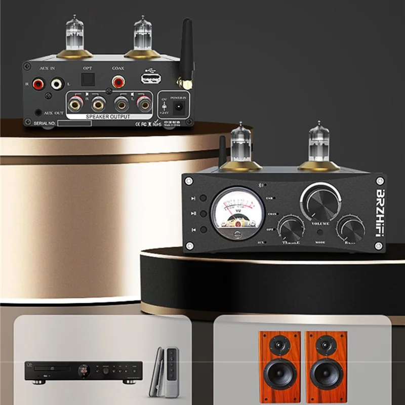 HIFI audiophile bluetooth tube professional digital high power amplifier convenient audio amplifier
HIFI audiophile bluetooth tube professional digital high power amplifier convenient audio amplifier
