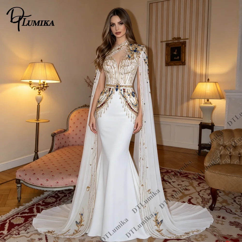 DTLumika Customized Long Mermaid Wedding Dress Beadings Crystals Party Prom Gown Formal Occasion Charity Dinner Events Dress
DTLumika Customized Long Mermaid Wedding Dress Beadings Crystals Party Prom Gown Formal Occasion Charity Dinner Events Dress