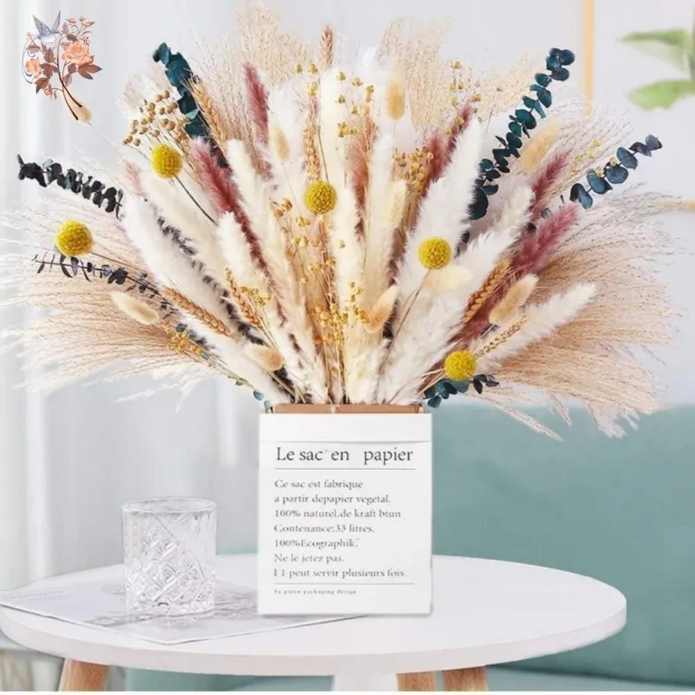 Natural Fluffy Pampas Dried Flower Boho Home Decoration Reed Bunny Tails Grass Christmas Wedding Bouquet New Year Party Supplies
Natural Fluffy Pampas Dried Flower Boho Home Decoration Reed Bunny Tails Grass Christmas Wedding Bouquet New Year Party Supplies