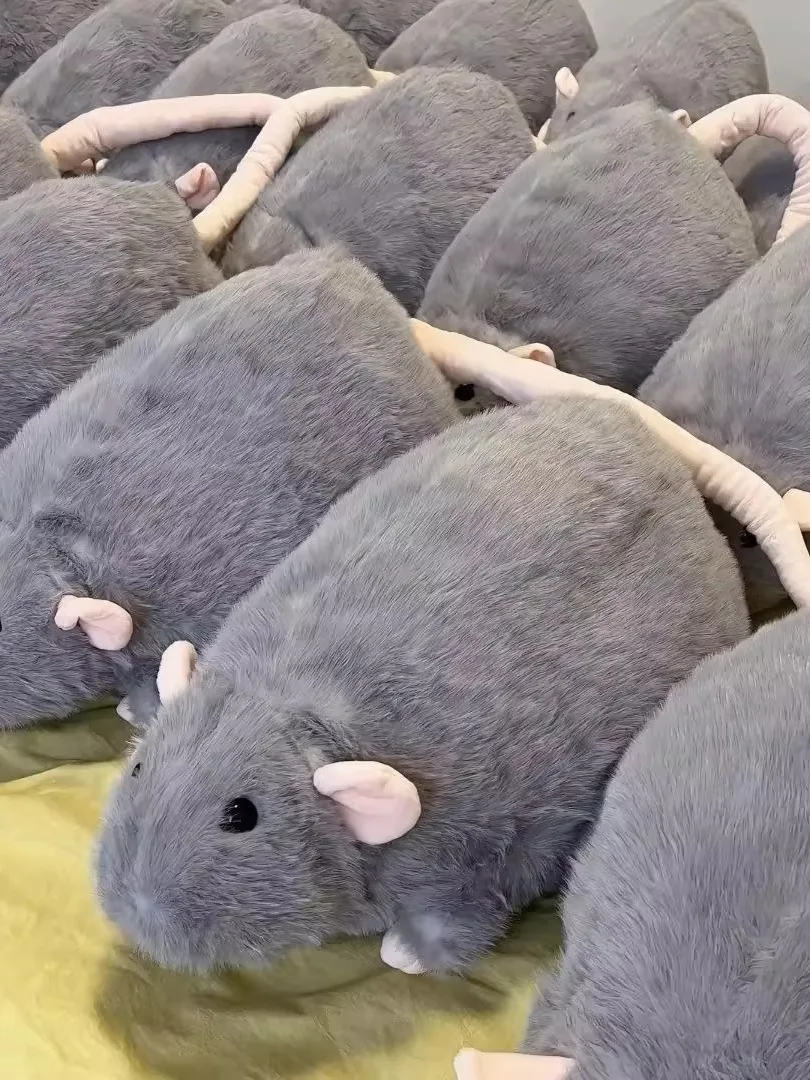 Reatic Large Rat Plu Toy Pillow Cute Funny Guinea Pig Gift for Girlfriend Boyfriend Birthday Soft Stuffed Animal Doll
Reatic Large Rat Plu Toy Pillow Cute Funny Guinea Pig Gift for Girlfriend Boyfriend Birthday Soft Stuffed Animal Doll