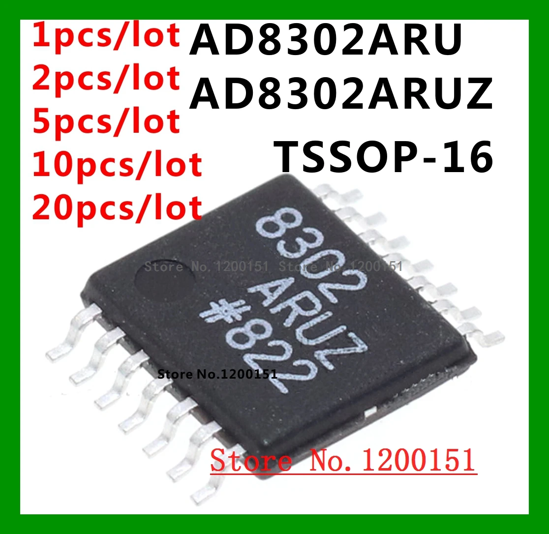 Интегральная схема AD8302 8302AR AD8302ARU AD8302ARUZ TSSOP-16 в наличии
Интегральная схема AD8302 8302AR AD8302ARU AD8302ARUZ TSSOP-16 в наличии