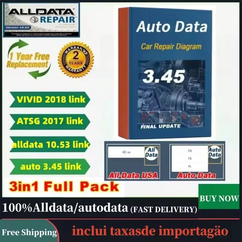 2025 ¡CALIENTE! Alldata Repair Software 10.53 Todos los datos Automotive Tech Último software sin conexión Autodata 3.45 atsg 20
2025 ¡CALIENTE! Alldata Repair Software 10.53 Todos los datos Automotive Tech Último software sin conexión Autodata 3.45 atsg 20