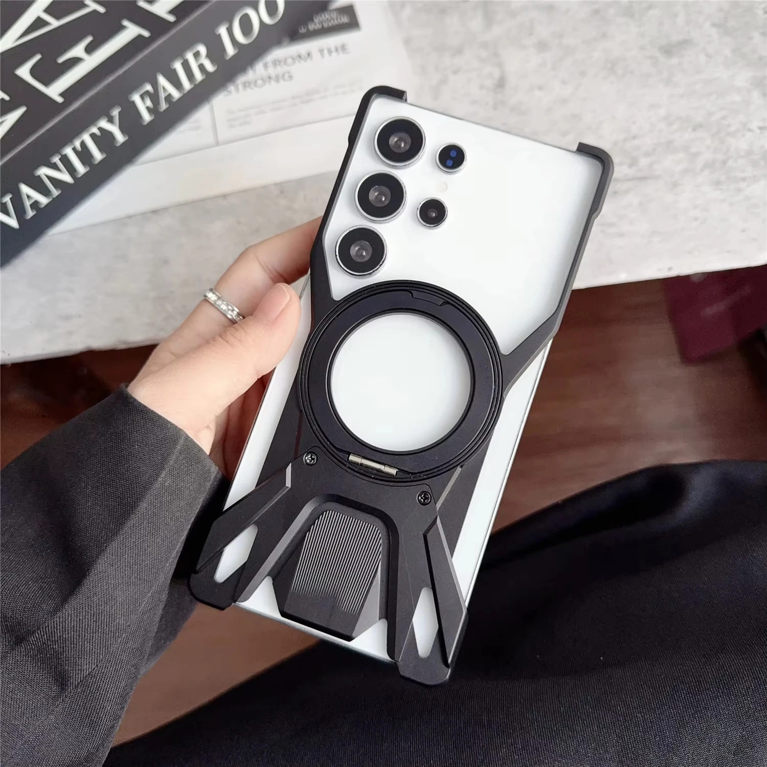 Heavy duty Aluminum Alloy Case for Samsung Galaxy S26 Ultra S25 S24 Ultra Metal Anti-Drop Magnetic Ring Stand Shockproof Cover
Heavy duty Aluminum Alloy Case for Samsung Galaxy S26 Ultra S25 S24 Ultra Metal Anti-Drop Magnetic Ring Stand Shockproof Cover