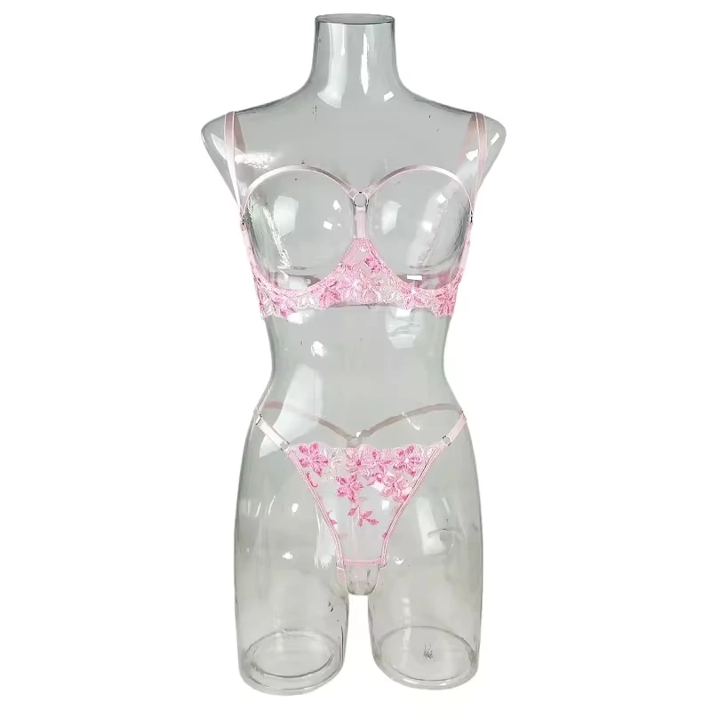Embroidery Hollow Out Pure Bra Open Crotch Crotchless Panty Women Erotic Seductive Underwears Clothings Sexy Lingerie Set
Embroidery Hollow Out Pure Bra Open Crotch Crotchless Panty Women Erotic Seductive Underwears Clothings Sexy Lingerie Set