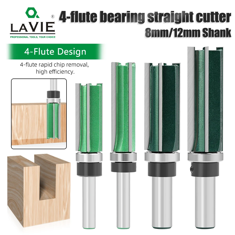 LAVIE 1PC 8MM 12MM Shank 4 Pattern Bit Router Bit Woodworking Milling Cutter For Wood Bit Face Mill Carbide Cutter End Mill
LAVIE 1PC 8MM 12MM Shank 4 Pattern Bit Router Bit Woodworking Milling Cutter For Wood Bit Face Mill Carbide Cutter End Mill