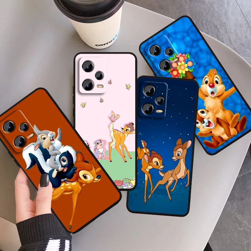 Bambi Deer Cute Cartoon Rabbit For Xiaomi Redmi Note 13 12R 12 12S Turbo 11 11T 11S 10 10S Pro Plus 5G Black TPU Phone Case
Bambi Deer Cute Cartoon Rabbit For Xiaomi Redmi Note 13 12R 12 12S Turbo 11 11T 11S 10 10S Pro Plus 5G Black TPU Phone Case