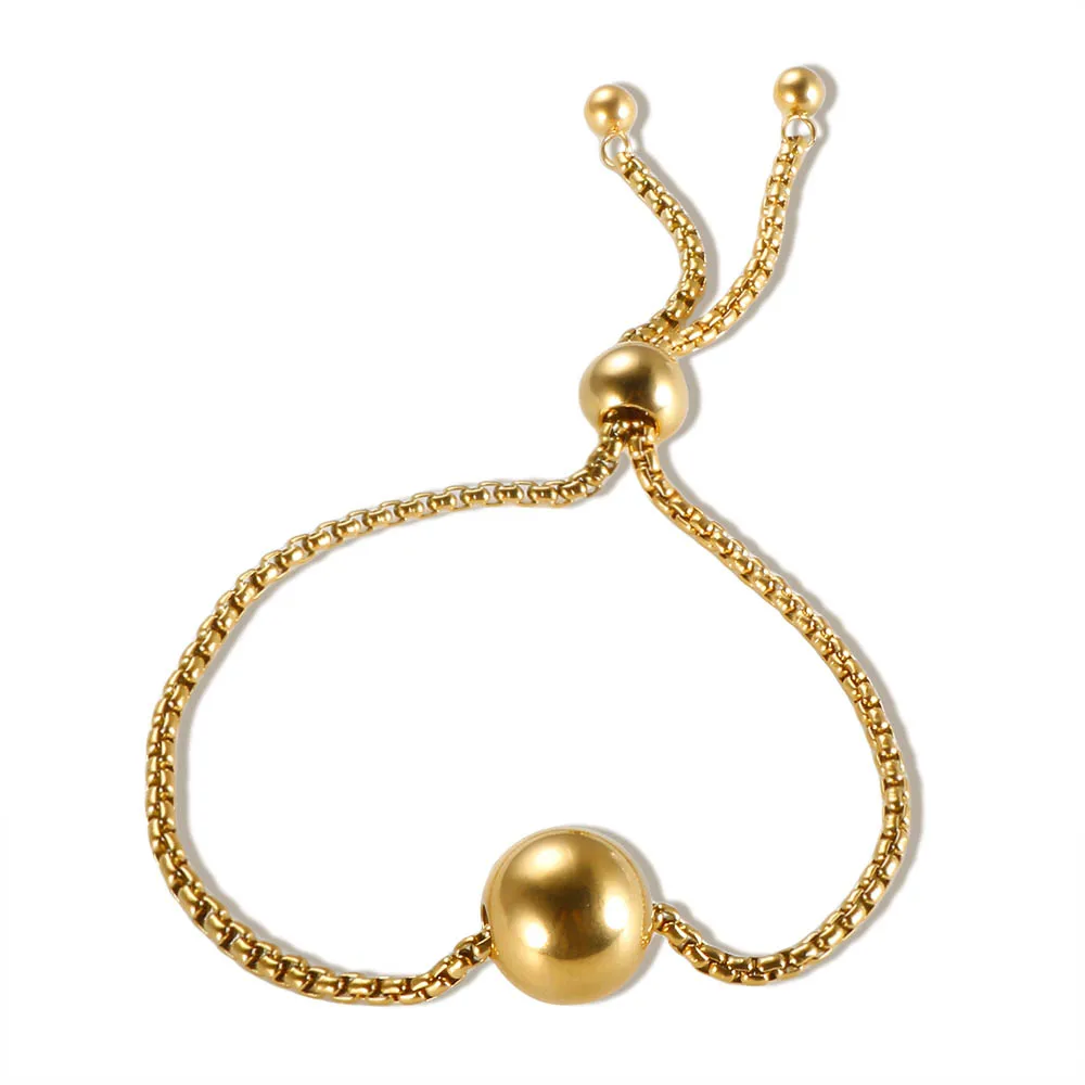JINHUI Round Bead Pendant Anklet Sliding Adjustment Stainless Steel Waterproof Simple Fashion anklet Classic for Women Jewelry
JINHUI Round Bead Pendant Anklet Sliding Adjustment Stainless Steel Waterproof Simple Fashion anklet Classic for Women Jewelry