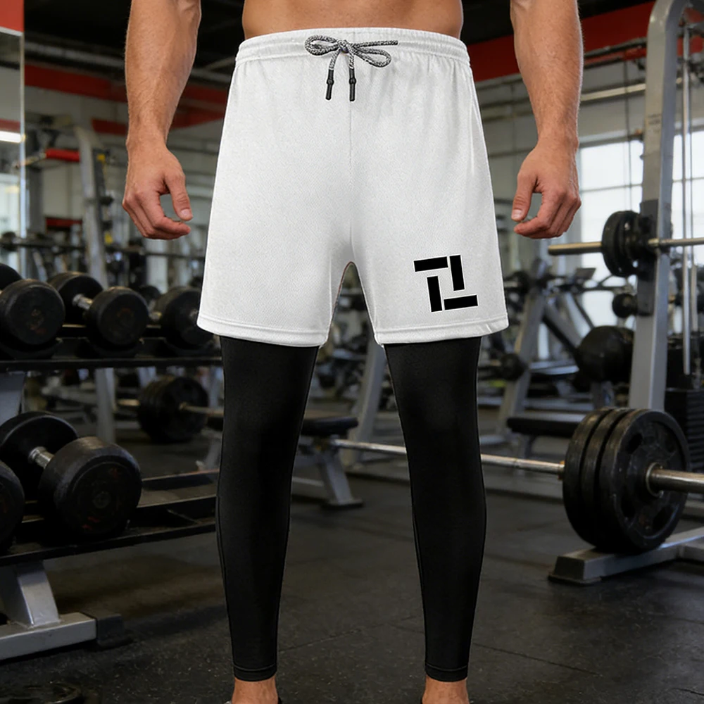 Men Double-Layer Athletic Pants with Towel Loops and Pockets Quick-Drying Gym Running Training Pants with Geometric Square Print
Men Double-Layer Athletic Pants with Towel Loops and Pockets Quick-Drying Gym Running Training Pants with Geometric Square Print