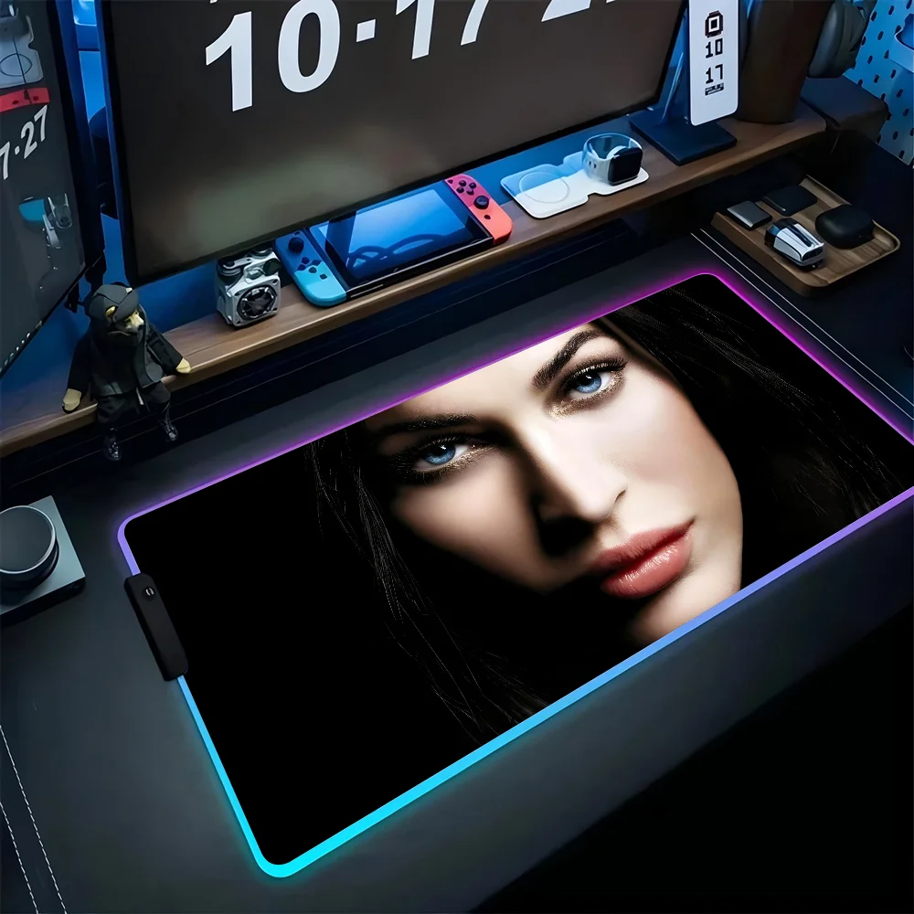 Sexy Girl M-Megan Fox Mousepad XXL RGB Gaming Mouse Pads HD Black Gamer Accessories Large LED
Sexy Girl M-Megan Fox Mousepad XXL RGB Gaming Mouse Pads HD Black Gamer Accessories Large LED