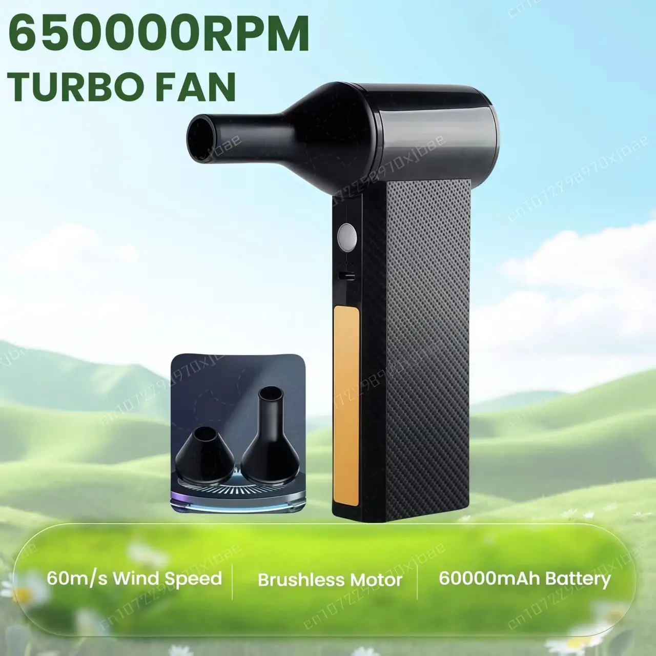 650000RPM Handheld Dust Blower 60m/s Wind Speed High-speed Brushless Turbo Jet Fan Strong Blowing Force Compressed Air Duster
650000RPM Handheld Dust Blower 60m/s Wind Speed High-speed Brushless Turbo Jet Fan Strong Blowing Force Compressed Air Duster