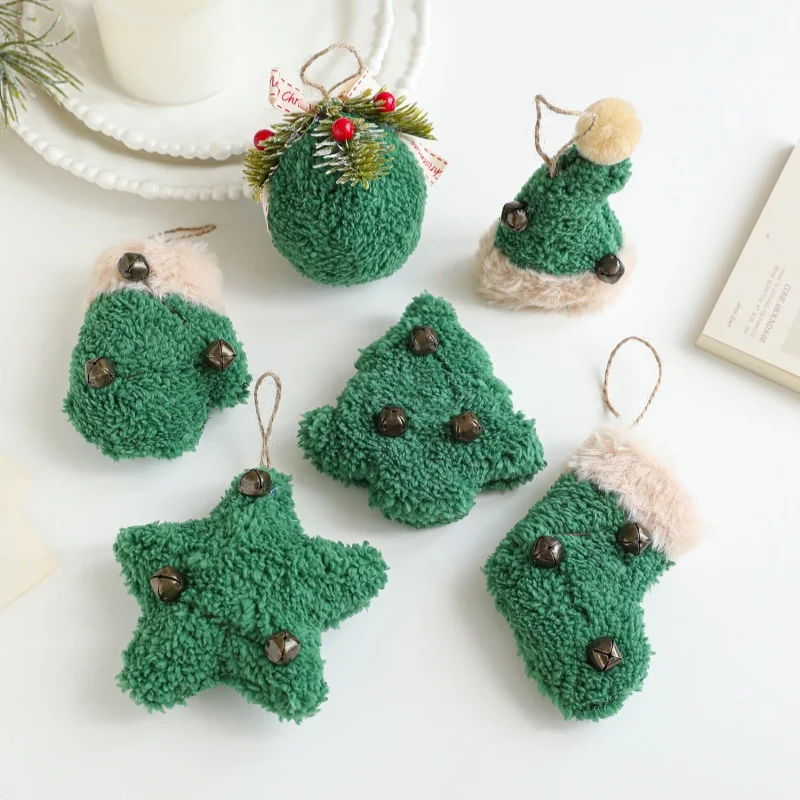 American Green Red Raw Edge Plush Fabric Pendant White Edge Christmas Tree Hanging Decoration Star Bell Cartoon Dolls
American Green Red Raw Edge Plush Fabric Pendant White Edge Christmas Tree Hanging Decoration Star Bell Cartoon Dolls