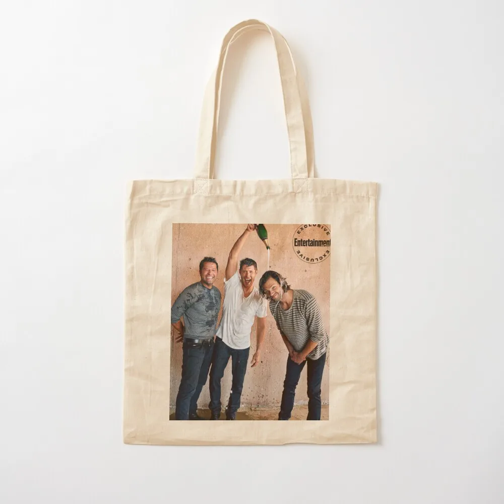 Jared, jensen and Misha Tote Bag Woman shopper bag personalized tote bag tote men's
Jared, jensen and Misha Tote Bag Woman shopper bag personalized tote bag tote men's