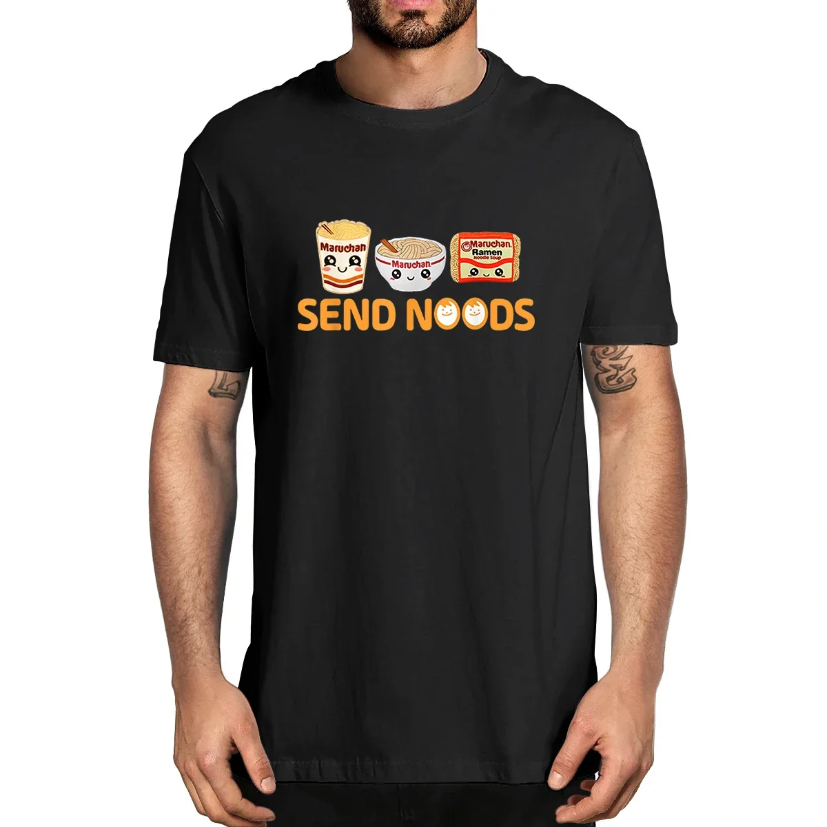 100% Cotton Send Noods Funny Food Ramen Noodle Men's Novelty T-Shirt Women Casual Streetwear Harajuku Oversize Tee EU Size Gift
100% Cotton Send Noods Funny Food Ramen Noodle Men's Novelty T-Shirt Women Casual Streetwear Harajuku Oversize Tee EU Size Gift