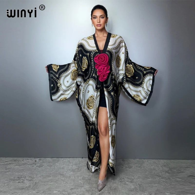 WINYI Boho High fork sexy dress Kaftan Dress beach wear cover up holiday party dress Abaya Dubai Loose Fit Party Caftan Clothing
WINYI Boho High fork sexy dress Kaftan Dress beach wear cover up holiday party dress Abaya Dubai Loose Fit Party Caftan Clothing